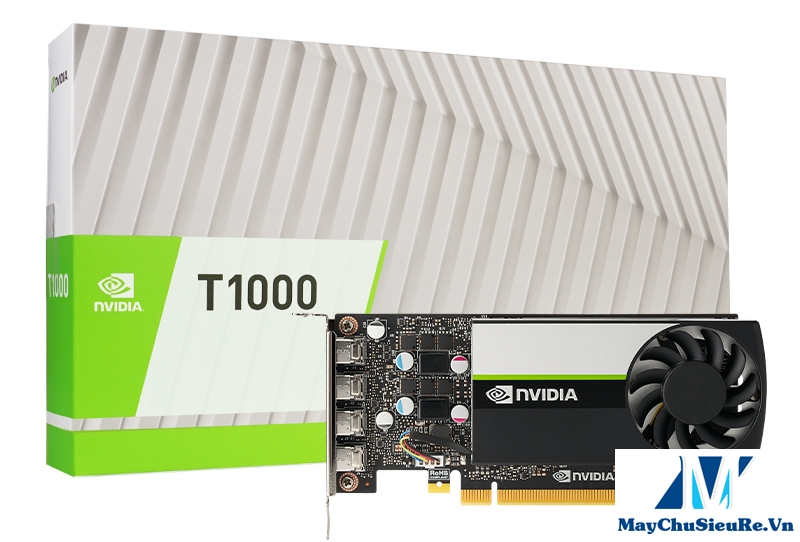 Leadtek NVIDIA T1000 (Turing GPU,896 CUDA Cores,4GB GDDR6,4xmDP)