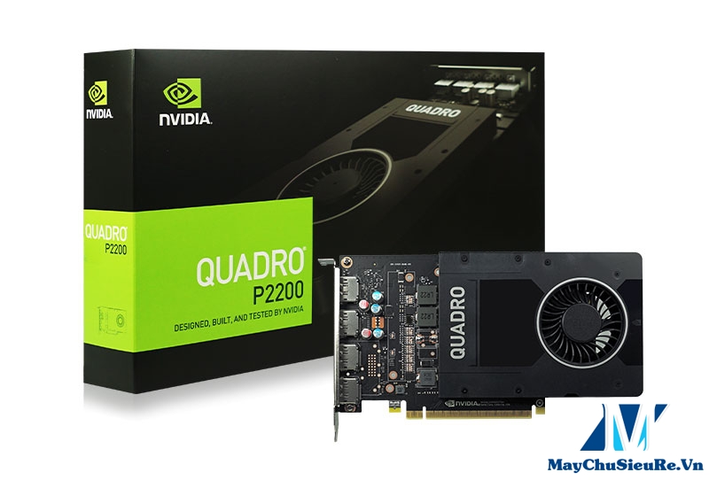 Leadtek NVIDIA Quadro P2200 (Pascal GPU,1280 CUDA Cores,5GB GDDR5,4xDP)