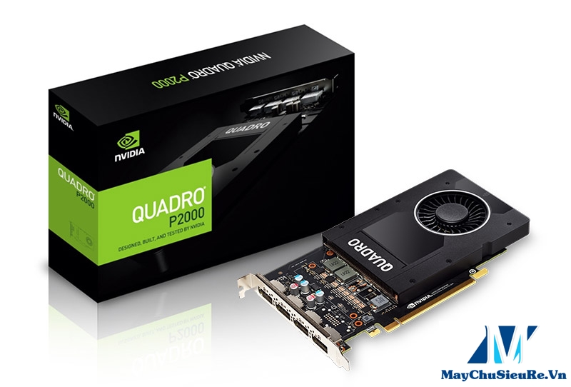 Leadtek NVIDIA Quadro P2000 (Pascal GPU,1024 CUDA Cores,5GB GDDR5,4xDP)