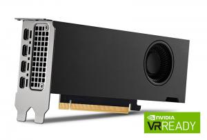 Leadtek NVIDIA RTX A2000 (Ampere GPU,3328 CUDA Cores,104 Tensor Cores,26 RT Cores,6GB DDR6,4xmDP)