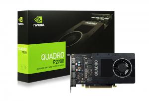 Leadtek NVIDIA Quadro P2200 (Pascal GPU,1280 CUDA Cores,5GB GDDR5,4xDP)