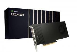 Leadtek NVIDIA RTX A4000 (Ampere GPU,6144 CUDA Cores,192 Tensor Cores,48 RT Cores,16GB DDR6,4xDP)