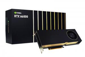 Leadtek NVIDIA RTX A6000 (Ampere GPU,10752 CUDA Cores,336 Tensor Cores,84 RT Cores,48GB DDR6,4xDP)