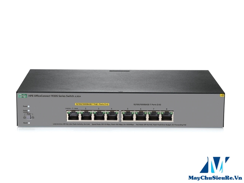 HPE OfficeConnect 1920S 8G PPoE+ (65W) Switch