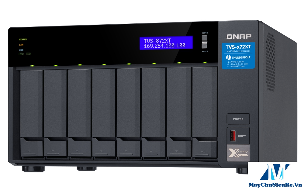 QNAP TVS-872XT-i3-8G (Legacy)