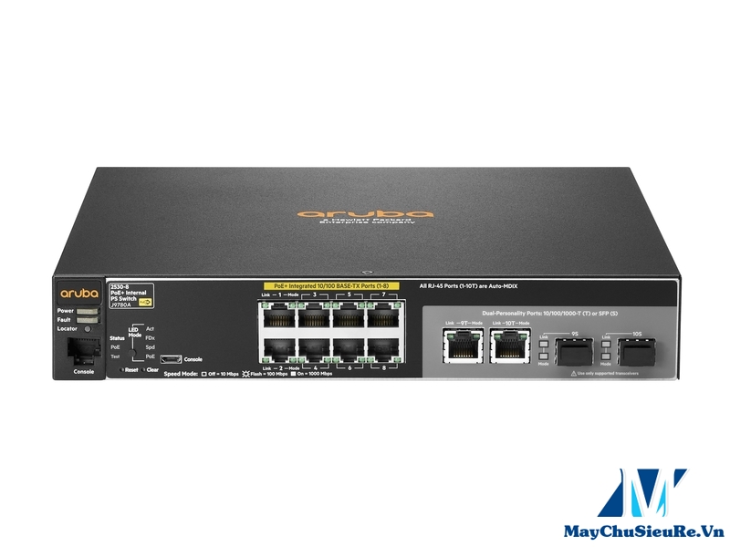 Aruba 2530 8 PoE+ Switch