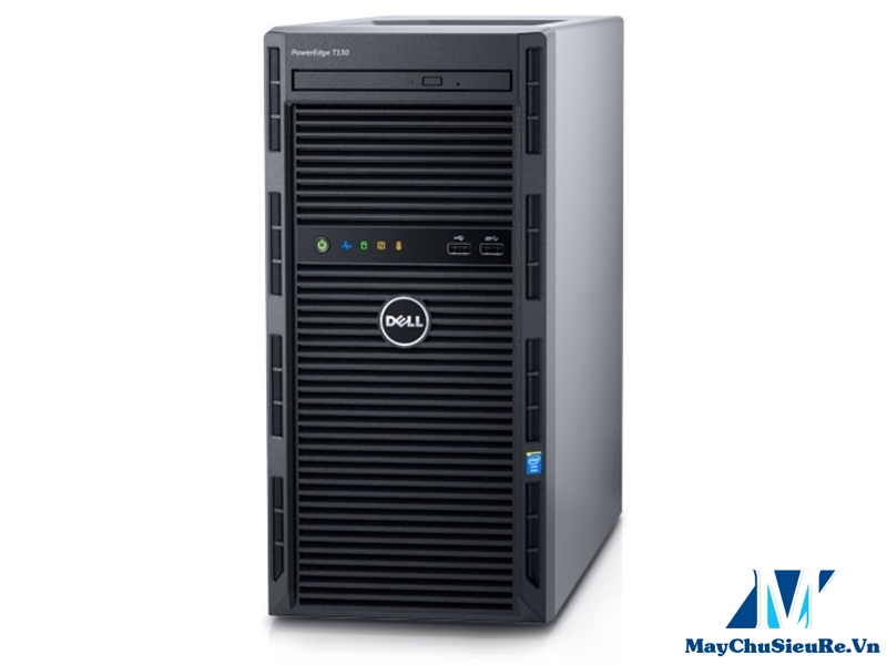 PowerEdge T130 Tower Server (E3-1220V6 / 1x8GB /H330/ OPTION HDD)