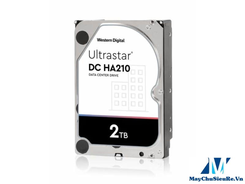 WD Ultrastar DC HA210 2TB Enterprise 3.5in 512N SE SATA 6Gb/s  7200RPM 128MB Cache