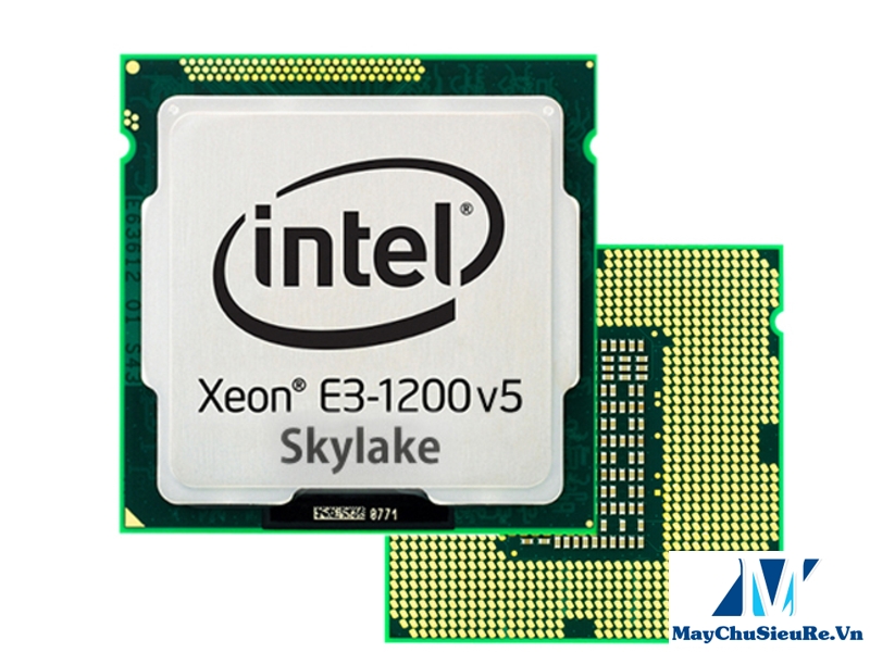 Intel Xeon E3-1225 v5 3.3G, 8M cache, 4C/4T, turbo (80W)