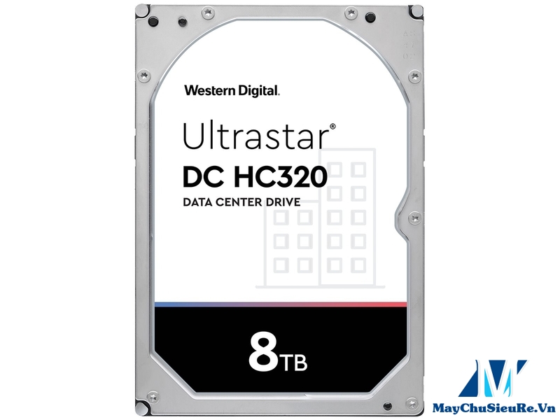 WD Ultrastar DC HC320 8TB Enterprise 3.5in 512E SED SATA 6Gb/s 7200RPM 256MB Cache