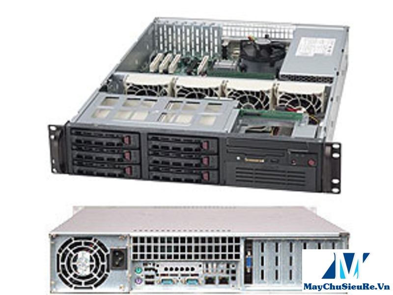 Supermicro SC822T-400LPB