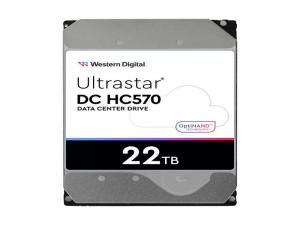 WD Ultrastar DC HC570 22TB Enterprise 3.5in 512E SE SATA 6Gb/s 7200RPM 512MB Cache