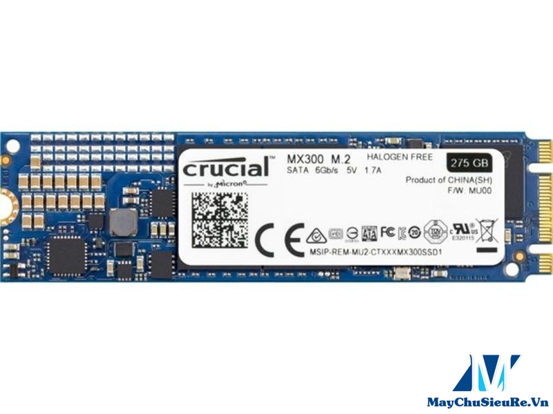 Crucial MX300 275GB M.2 Type 2280SS Internal SSD